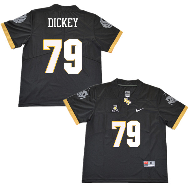 Men #79 Chavis Dickey UCF Knights College Football Jerseys Sale-Black